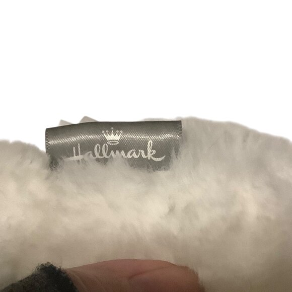 Hallmark Zip-A-Long Bunny Plush Toy  4.5” Tug Tail Action White Easter NWT - Picture 4 of 6